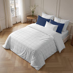 Borriana 200 thread count percale duvet cover