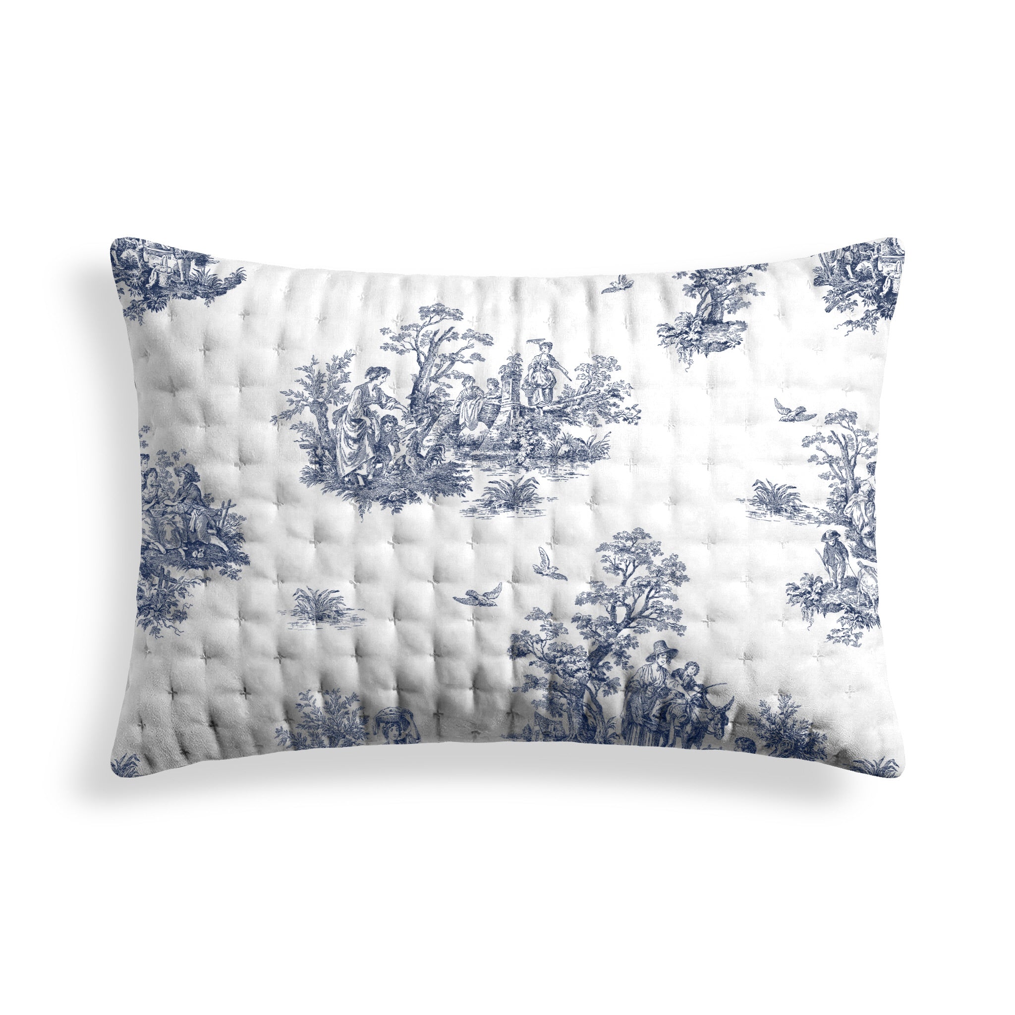 Funda de almohada acolchada estampada Burjasot 50x80 cm