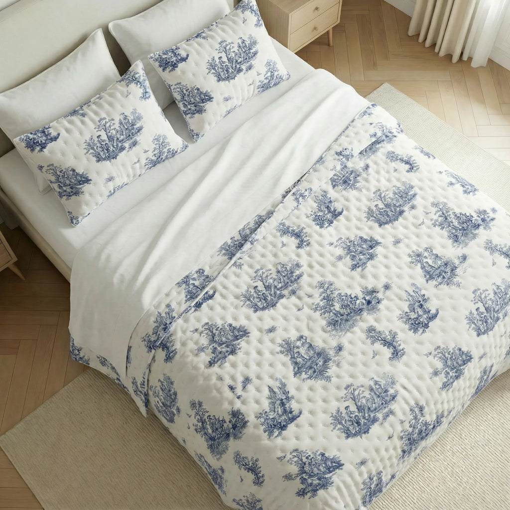 Burjasot printed bouti bedspread with a soft feel