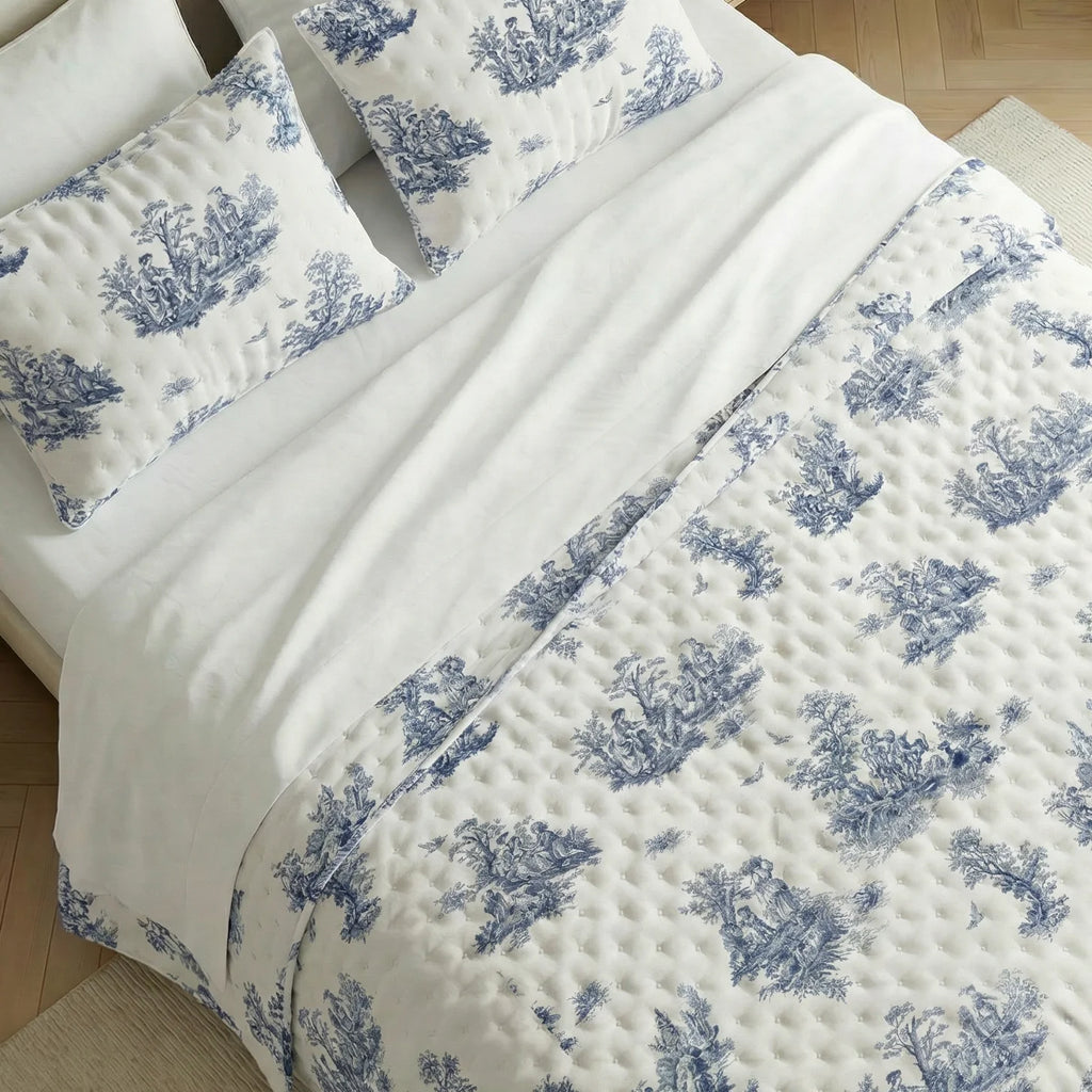 Burjasot printed bouti bedspread with a soft feel