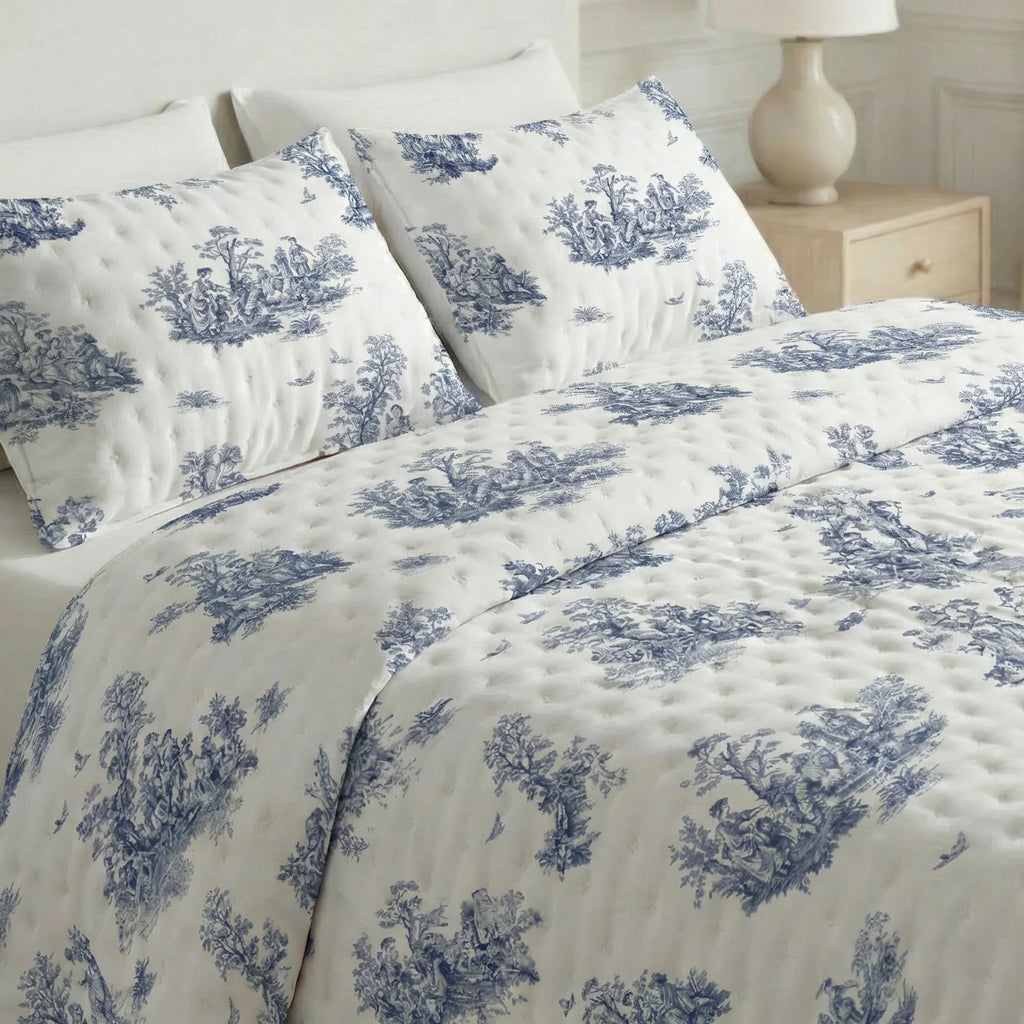 Burjasot printed bouti bedspread with a soft feel