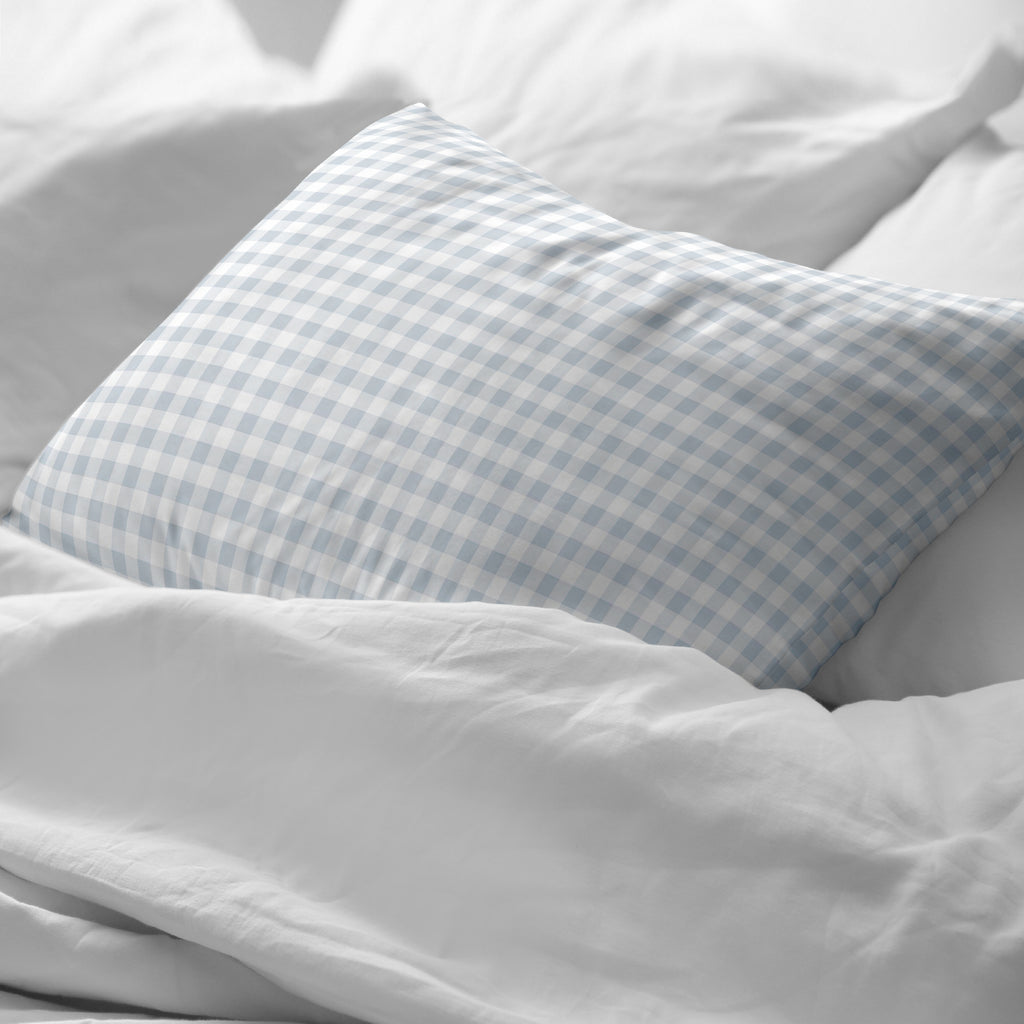 Funda de almohada Calafat Azul Claro percal 200 hilos