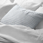 Funda de almohada Calafat Azul Claro percal 200 hilos