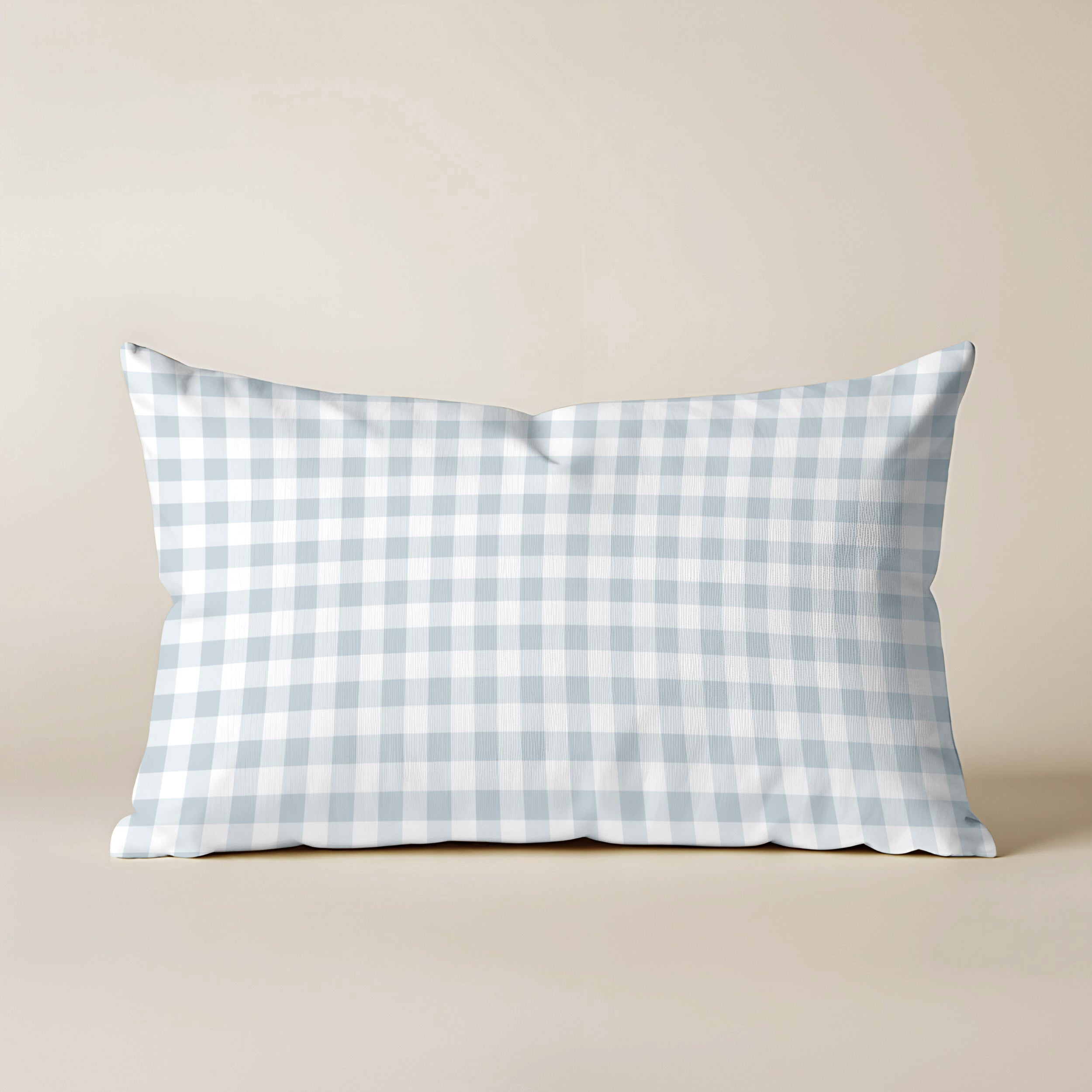 Funda de cojín 100% algodón 30x50 cm Calafat Azul Claro