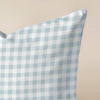 Funda de cojín 100% algodón 30x50 cm Calafat Azul Claro