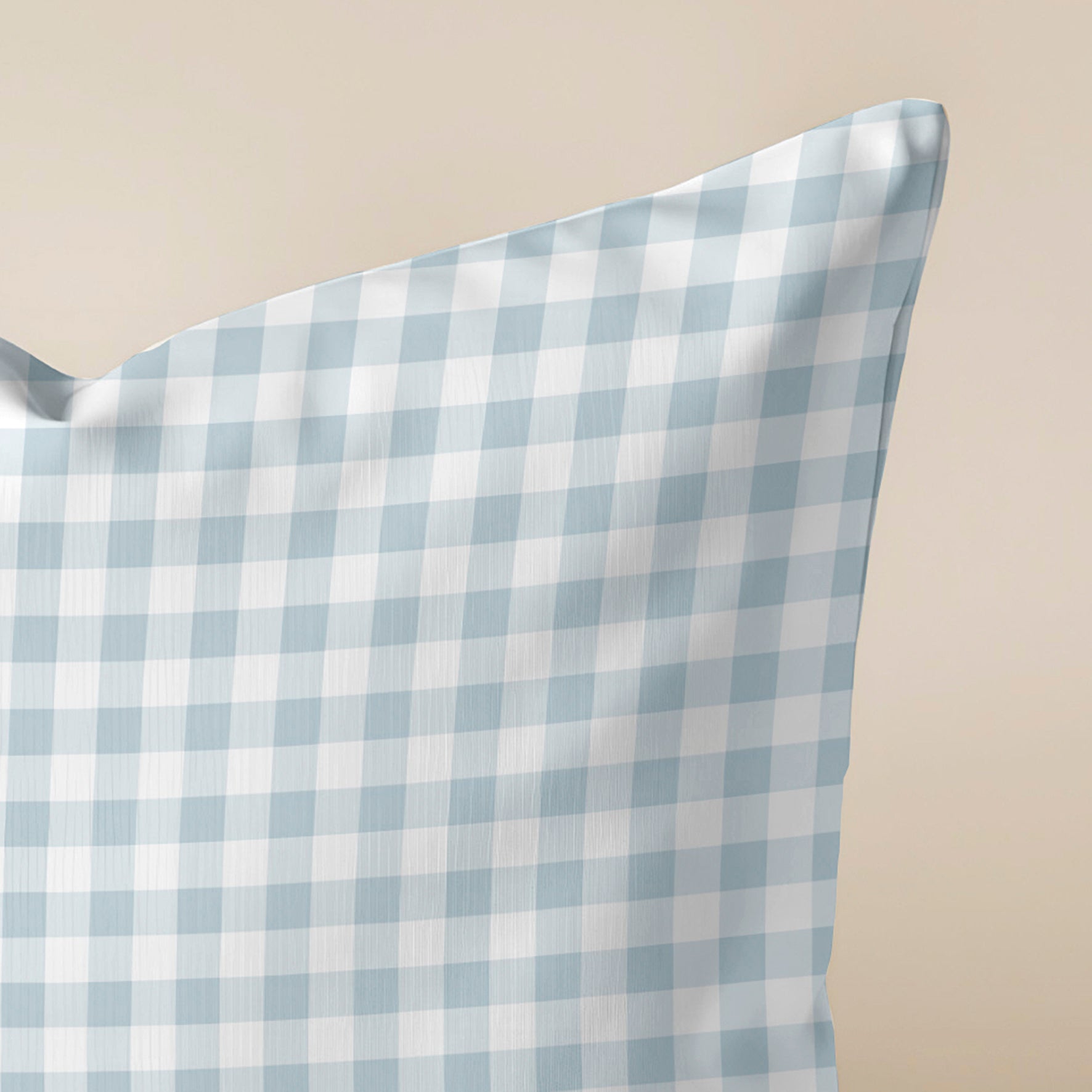 Funda de cojín 100% algodón 30x50 cm Calafat Azul Claro