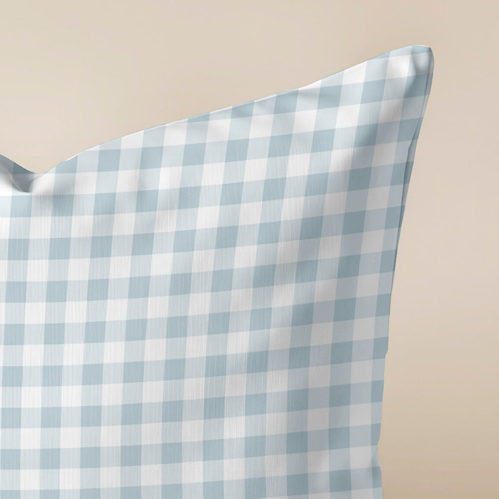 Funda de cojín 100% algodón 50x50 cm Calafat Azul Claro