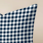 Funda de cojín 100% algodón 30x50 cm Calafat Marino