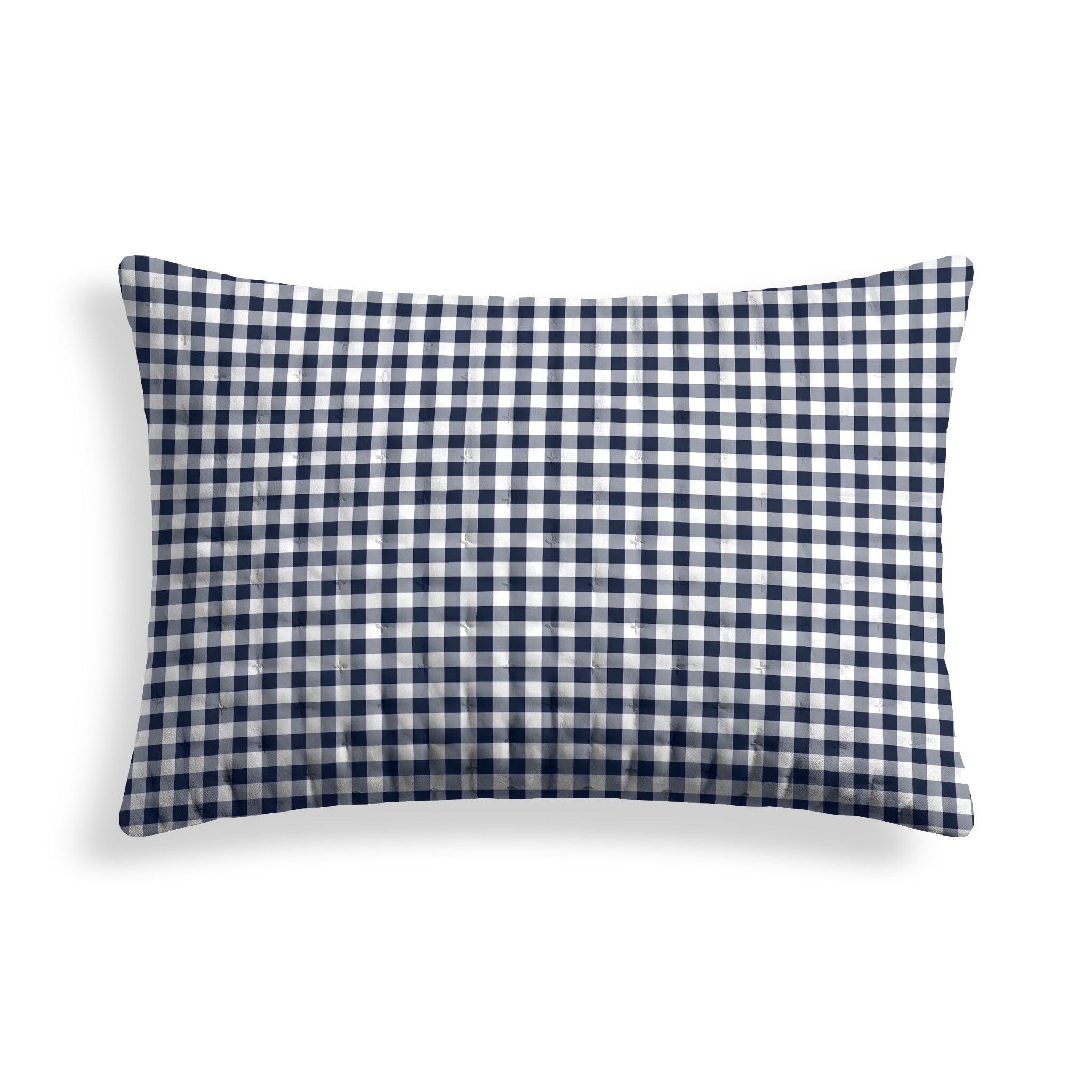 Funda de cojín acolchada estampada Calafat Marino 30x50 cm