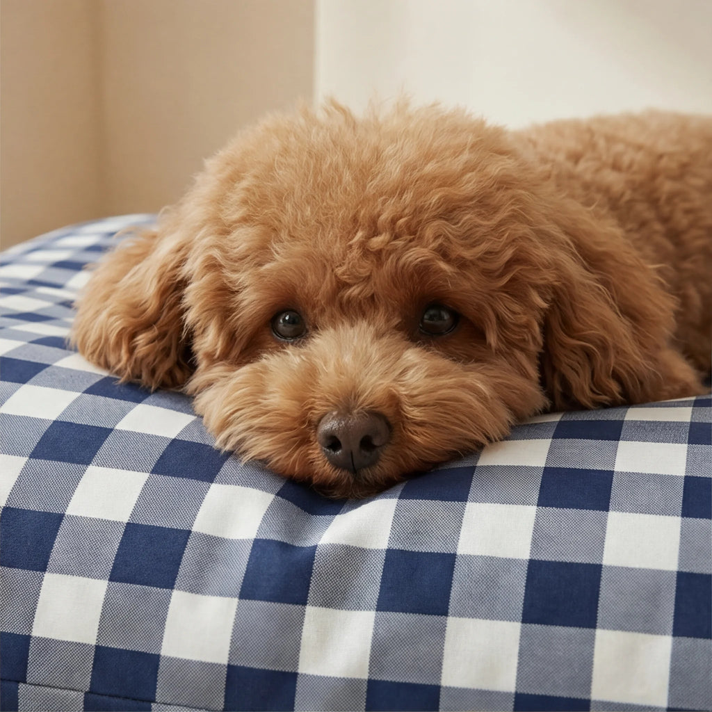 Stain-resistant pet bed cover Calafat Marino