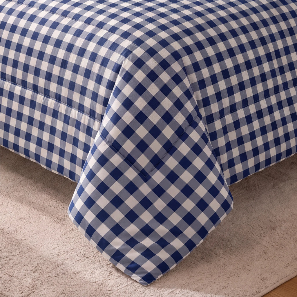 Edredón estampado acolchado Calafat Marino tacto suave