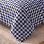 Edredón estampado acolchado Calafat Marino tacto suave