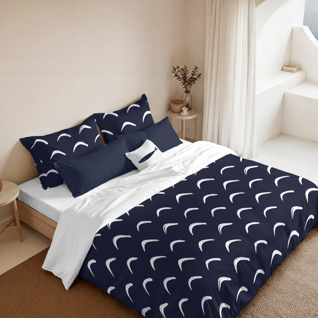 Calella Blue Duvet Cover 200 Threads