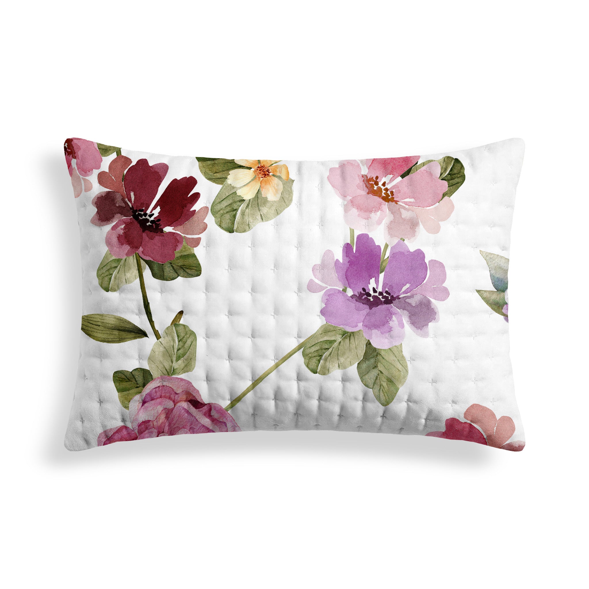 Carula printed quilted pillowcase 50x80 cm