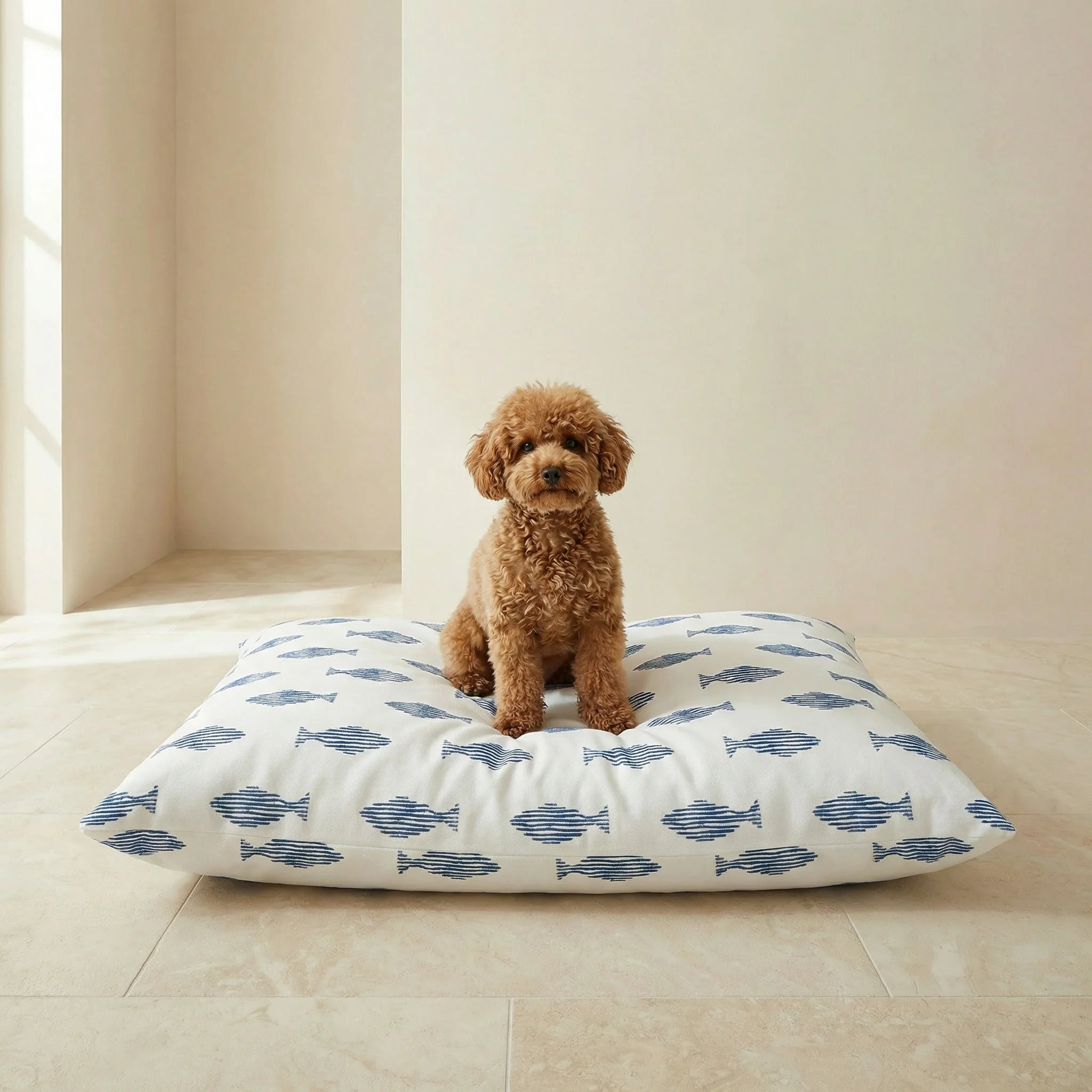 Chiry Stain-Resistant Pet Bed with Removable Cover