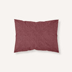 Christmas Dots Red Pillowcase