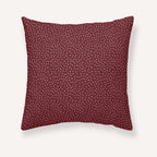 Christmas Dots Red Pillowcase