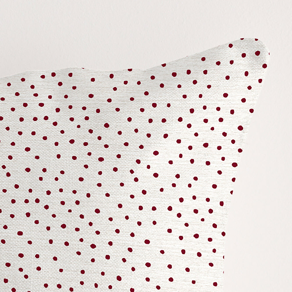 Funda de cojín 100% algodón Christmas Dots White 50x50 cm