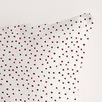 Funda de cojín 100% algodón Christmas Dots White 50x50 cm