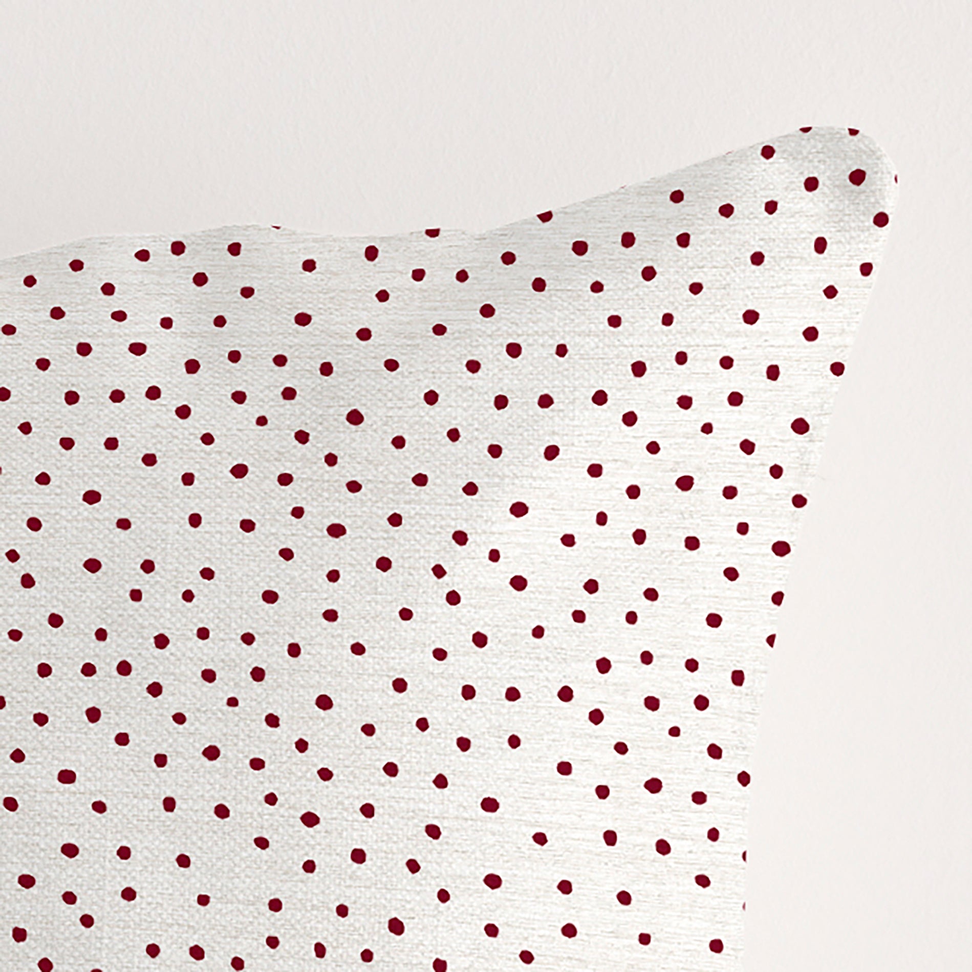 100% cotton Christmas Dots White cushion cover 50x50 cm