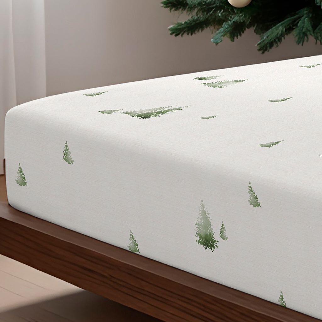 Drap-housse Christmas Grove 100% coton