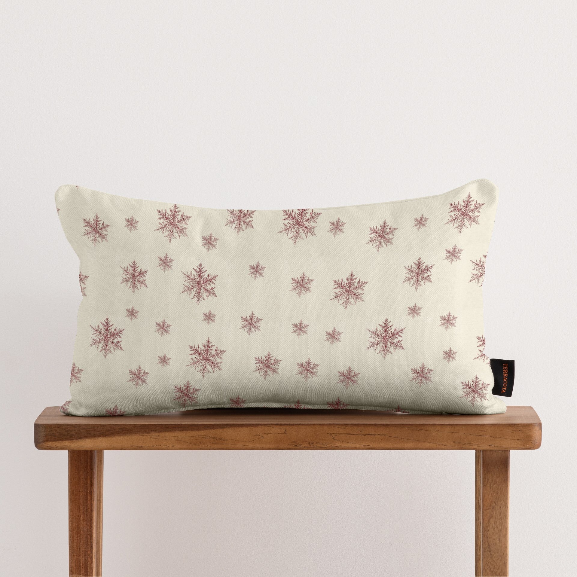 100% cotton Christmas red Toile cushion cover 30x50 cm