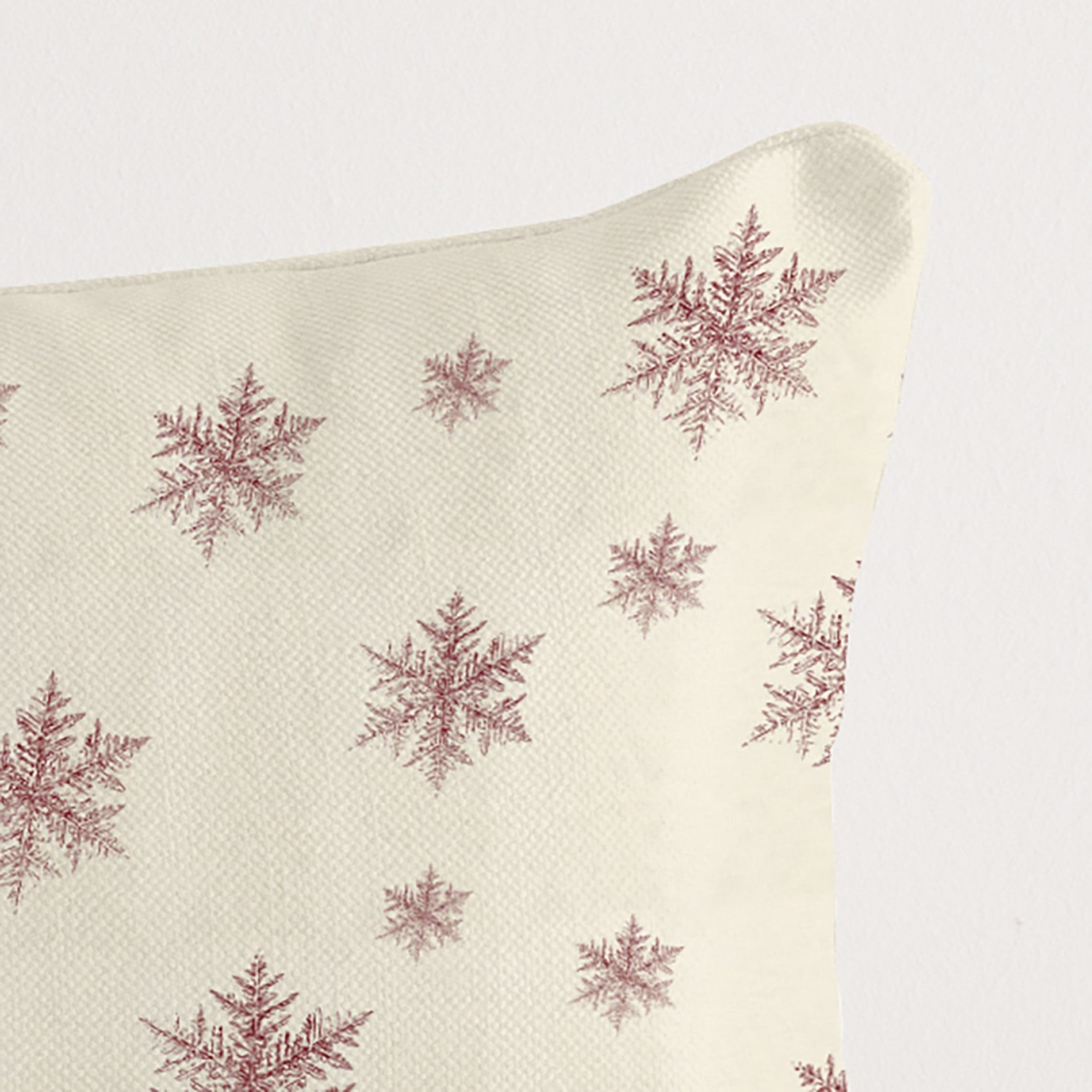 100% cotton Christmas red Toile cushion cover 30x50 cm