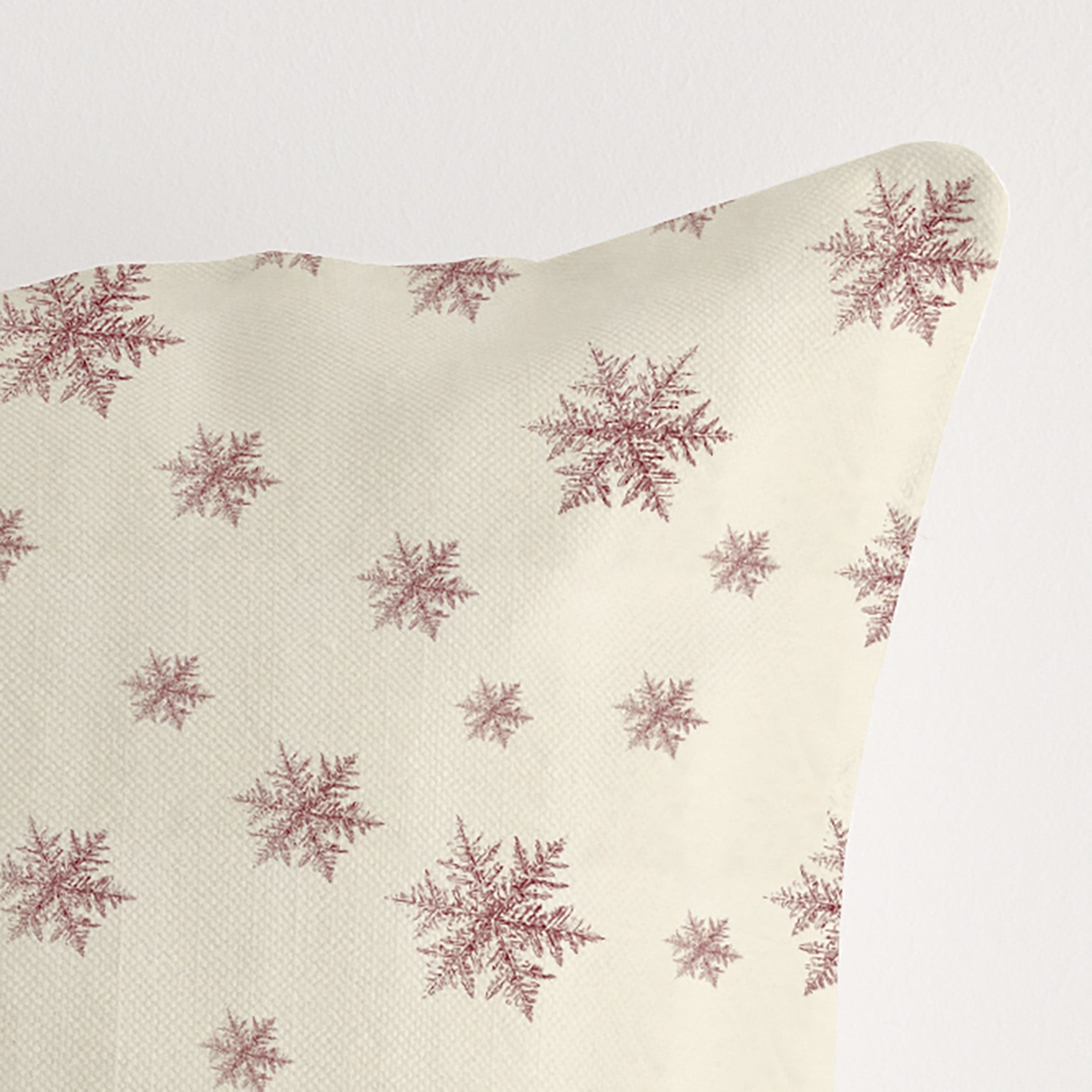 100% cotton Christmas Red Toile cushion cover 50x50 cm