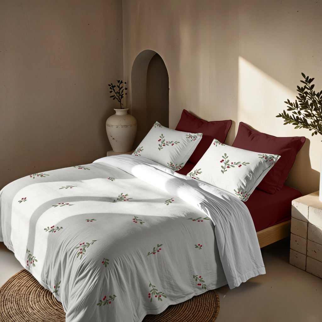 Duvet cover with Christmas Twig clicks