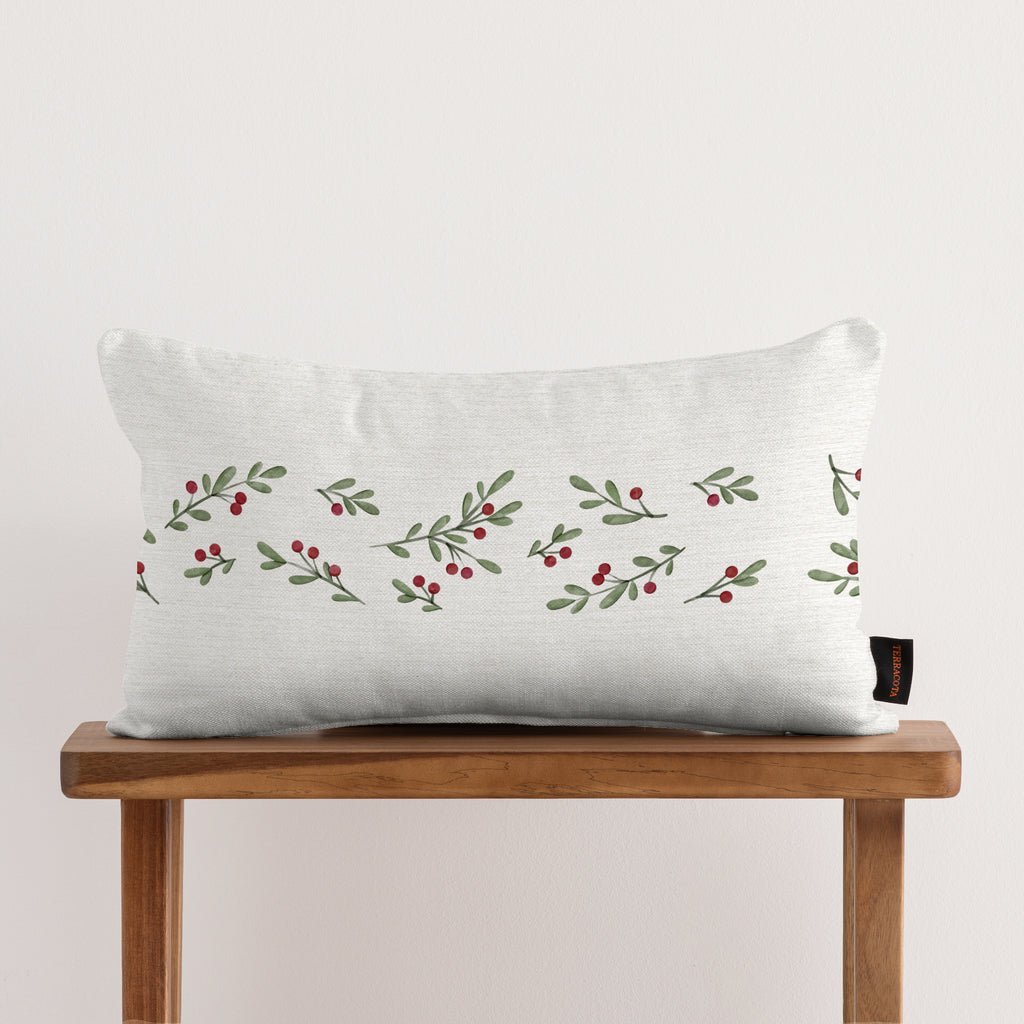 100% cotton Christmas Twig C cushion cover 30x50 cm