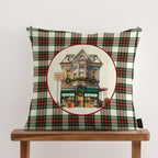 100% cotton Christmas City cushion cover A 50x50 cm