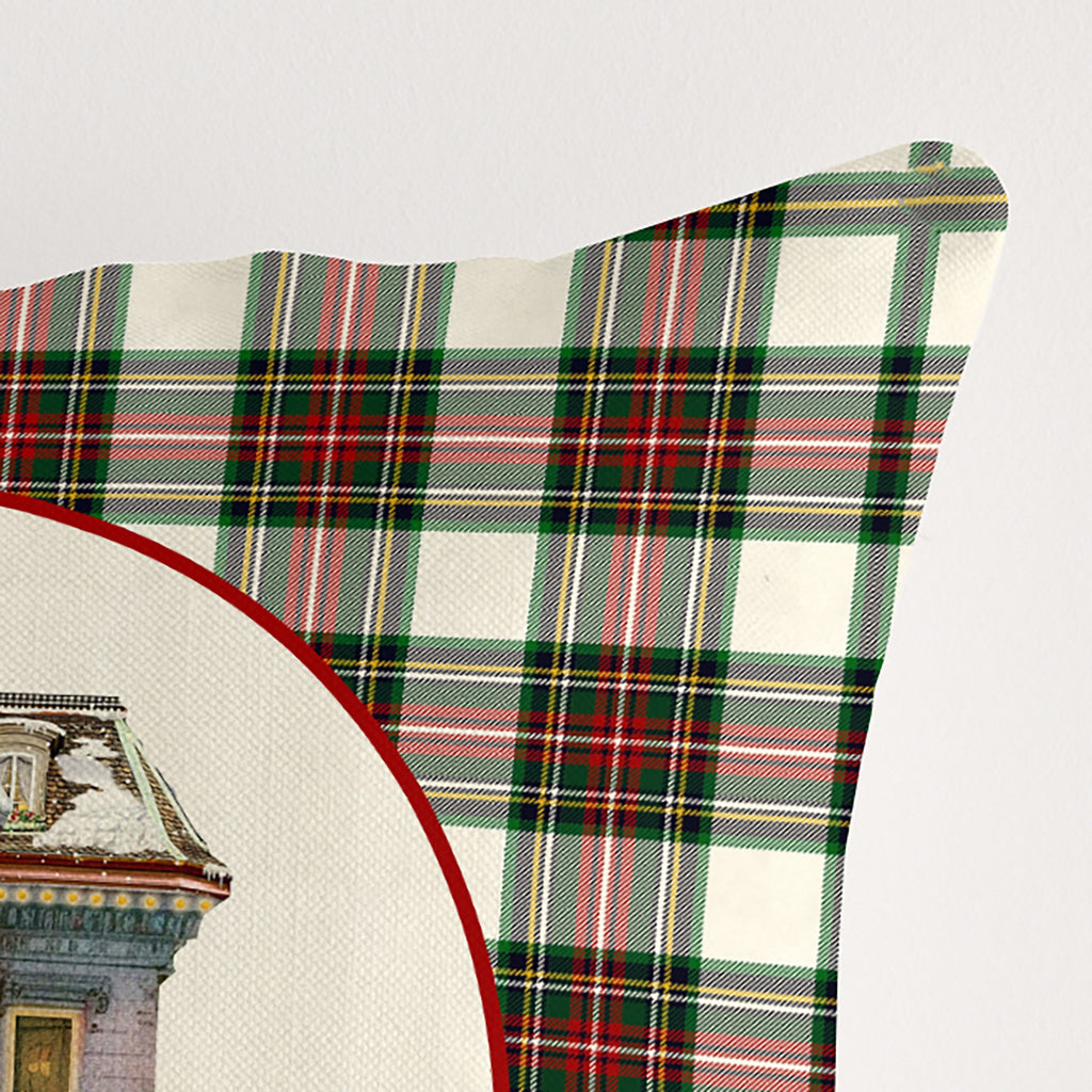 100% cotton Christmas City cushion cover A 50x50 cm