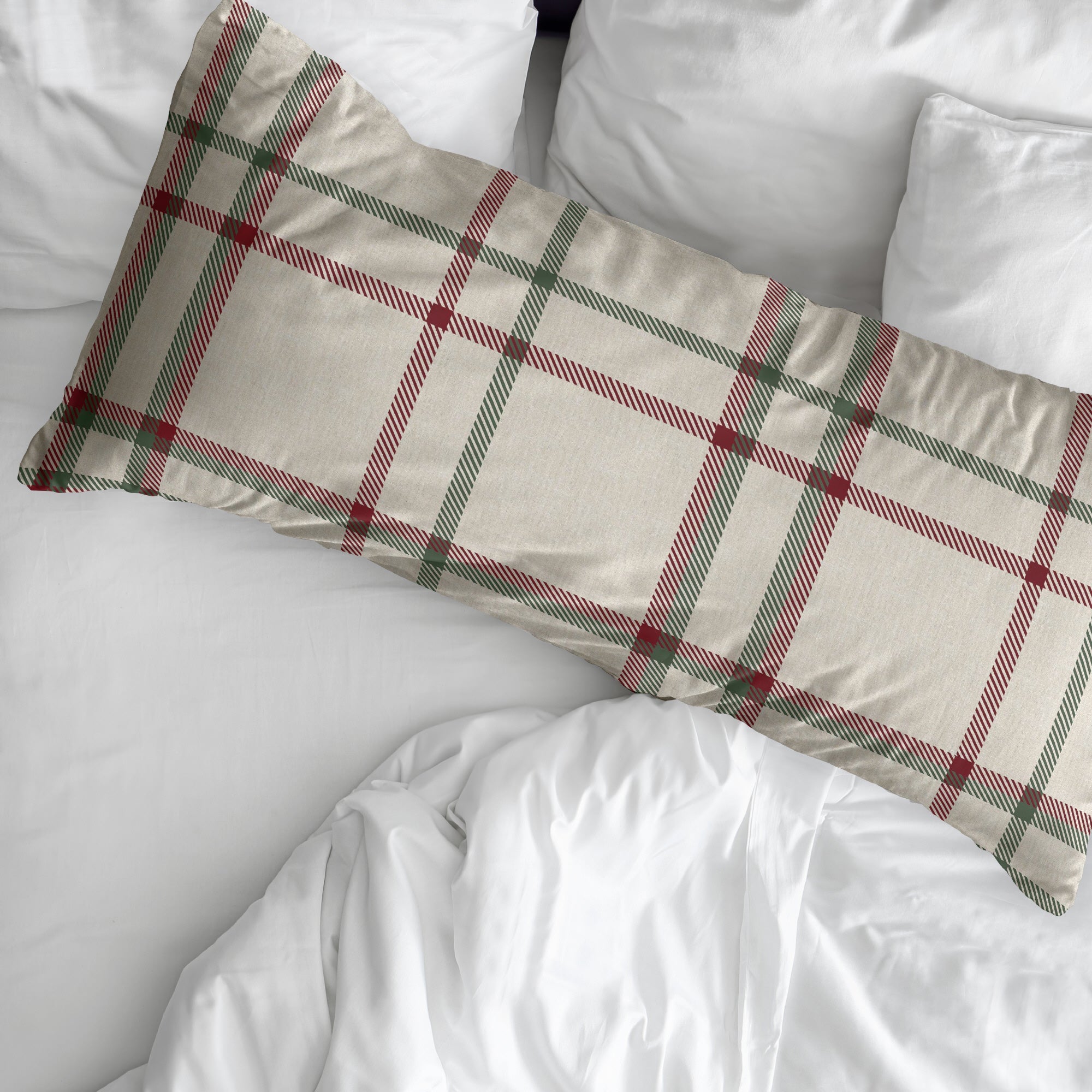 Christmas Plaid Pillowcase