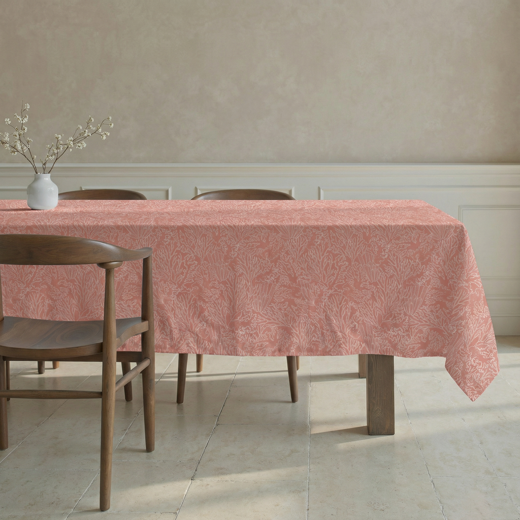 Fitted sheet Begur Coral percale 200 threads