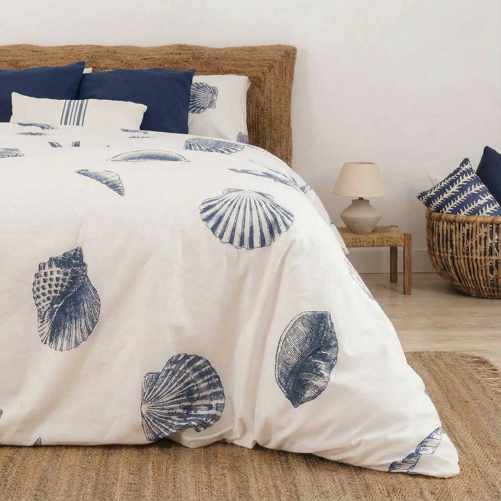 Dénia 200 thread count percale duvet cover