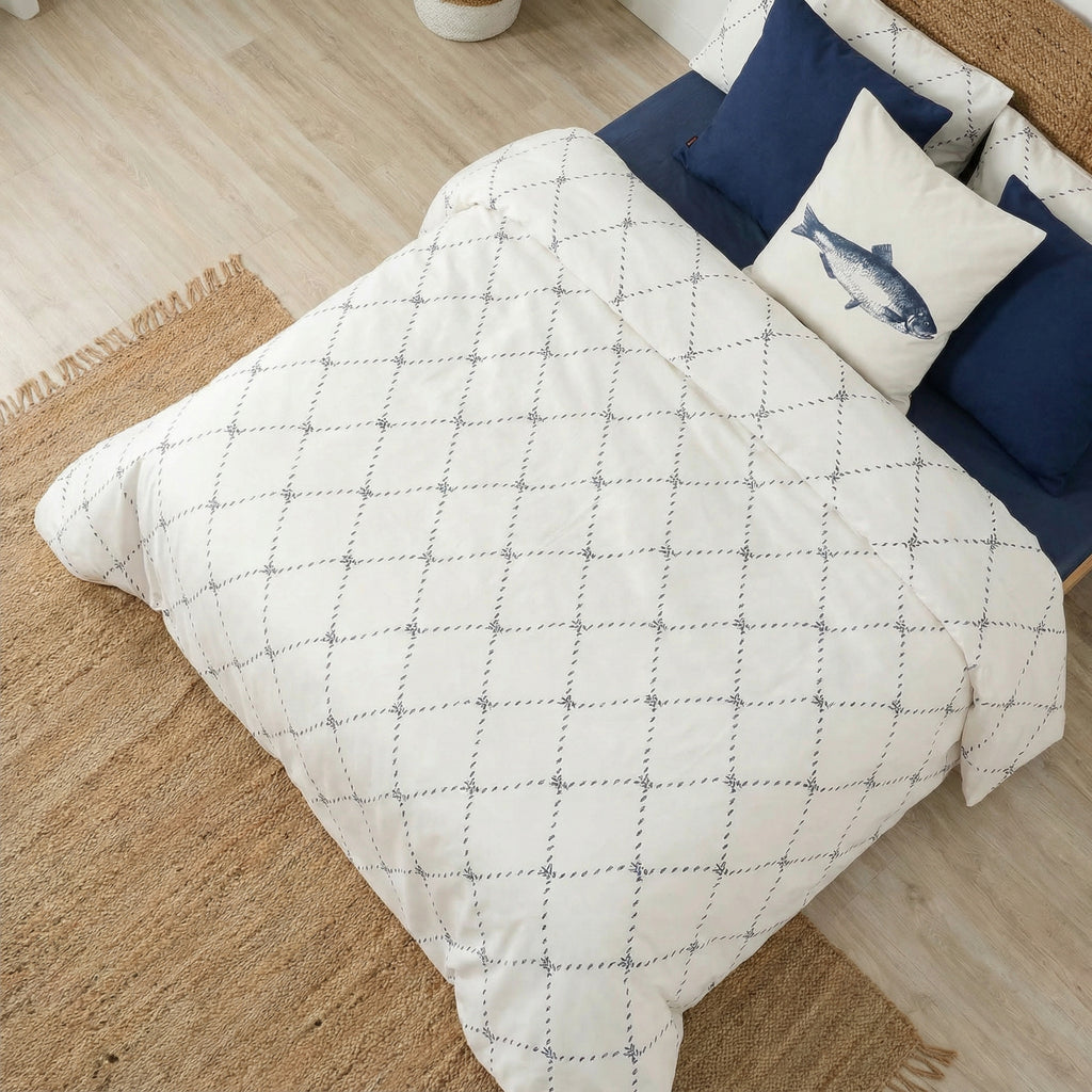 Benicàssim 200 thread count percale duvet cover