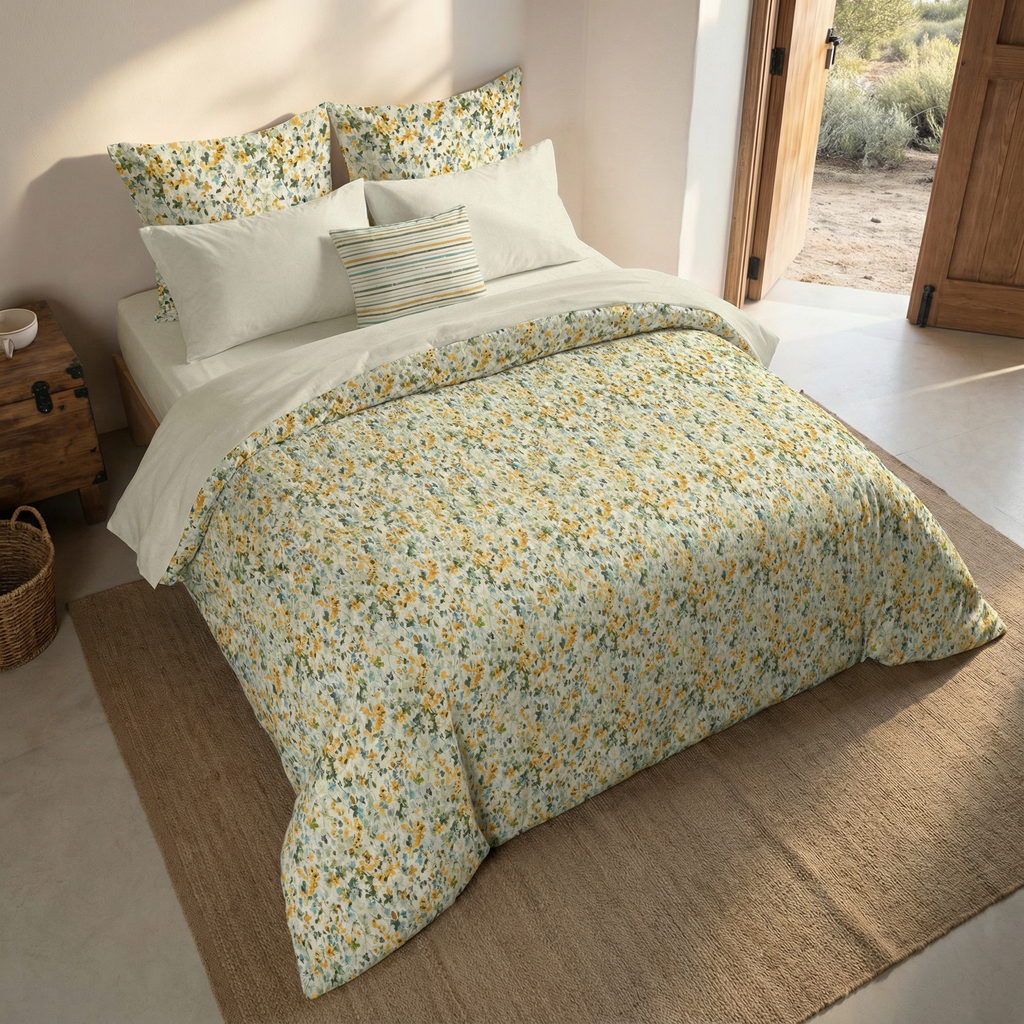 Catadau percale duvet cover, 200 thread count