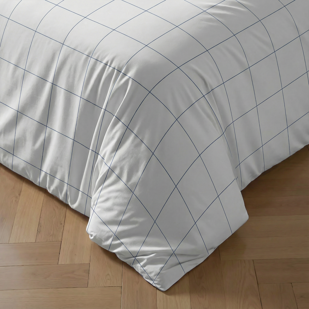Borriana 200 thread count percale duvet cover