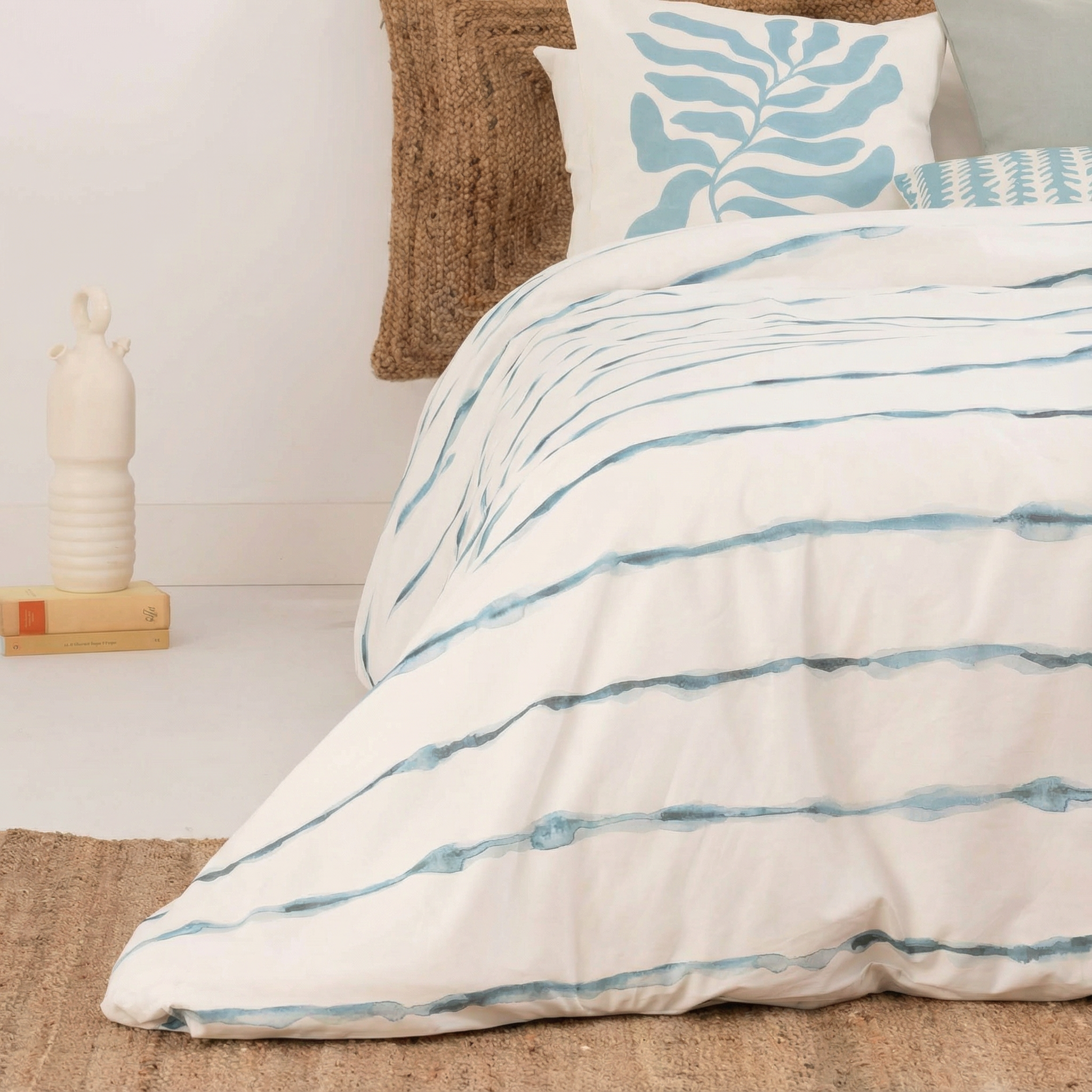 Housse de couette en popeline 300 fils Vera