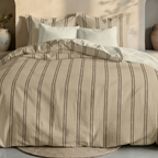 Sargaret percale duvet cover, 200 thread count