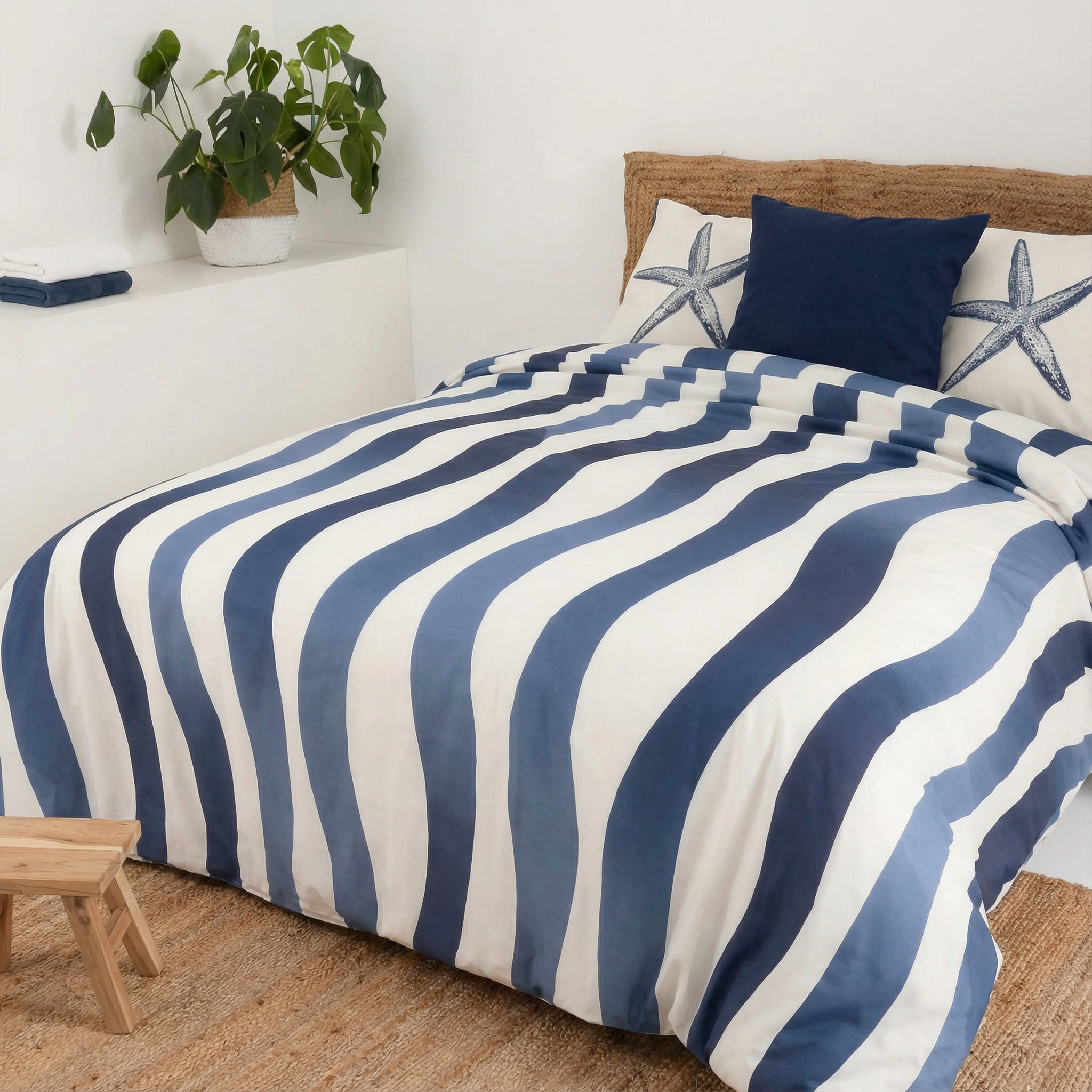 Albir 200 thread count percale duvet cover