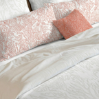 Begur Grey 200 Thread Count Percale Duvet Cover