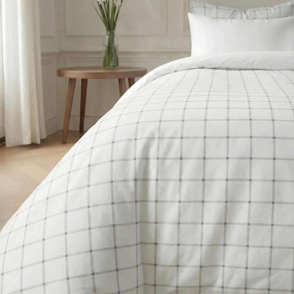 Daimus percale duvet cover, 200 thread count