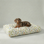 Cama para mascota gruesa y acolchada con acabado antimanchas Leeds Verde