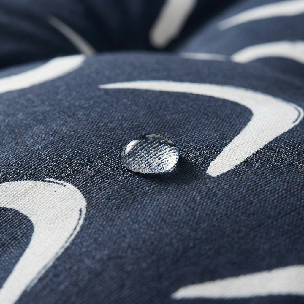 Coussin épais et rembourré pour animaux de compagnie avec finition anti-taches Calella Blue