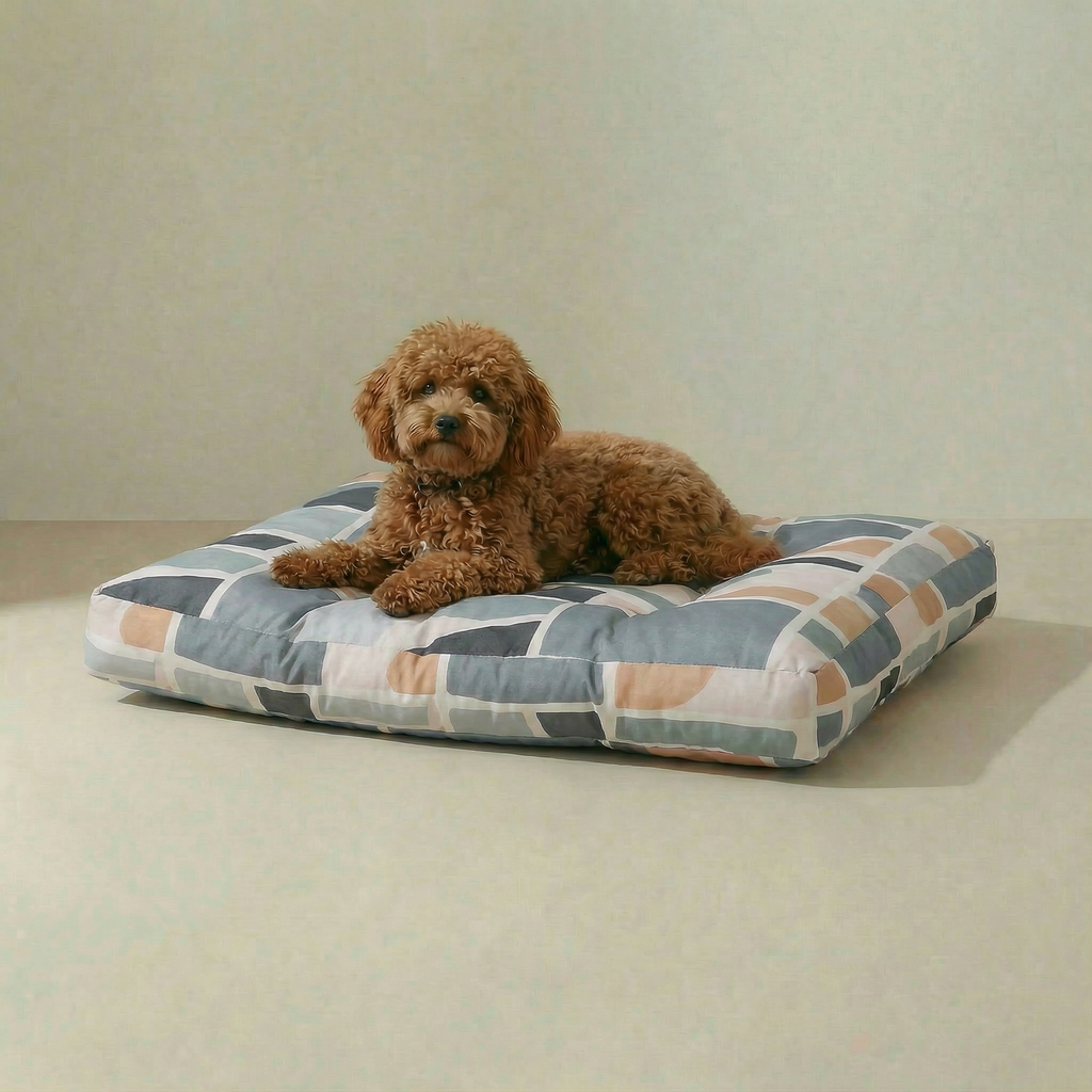 Panier épais et rembourré pour animaux de compagnie avec finition anti-taches, Peñíscola