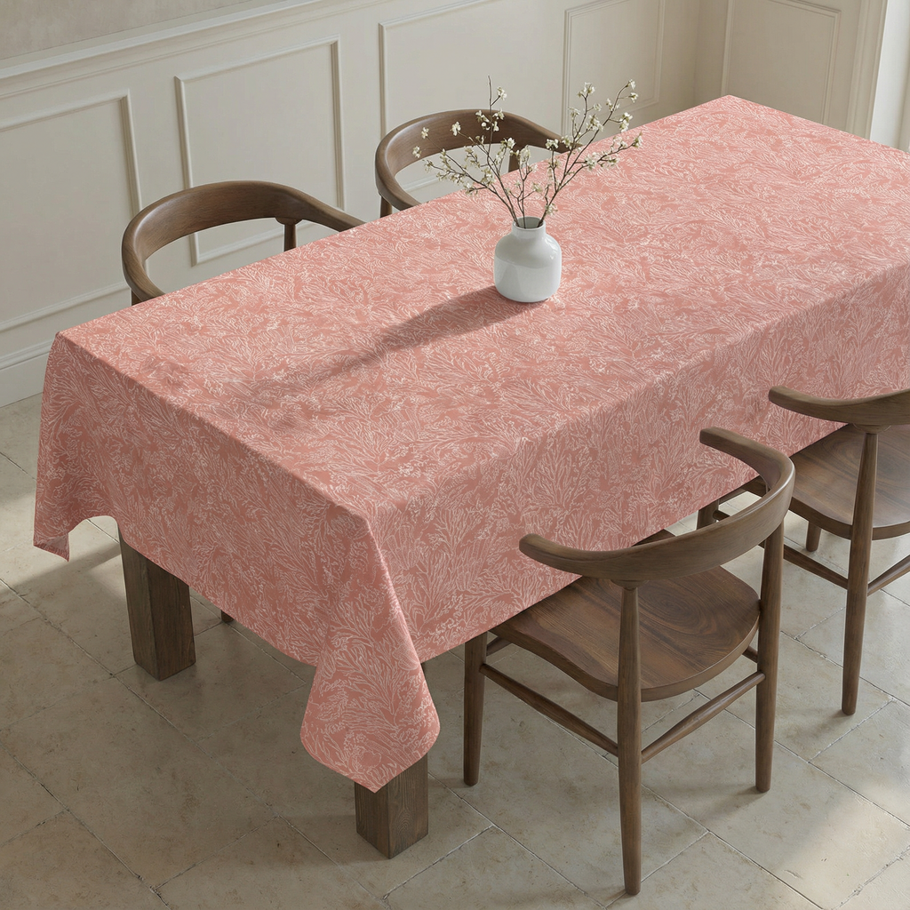 Fitted sheet Begur Coral percale 200 threads