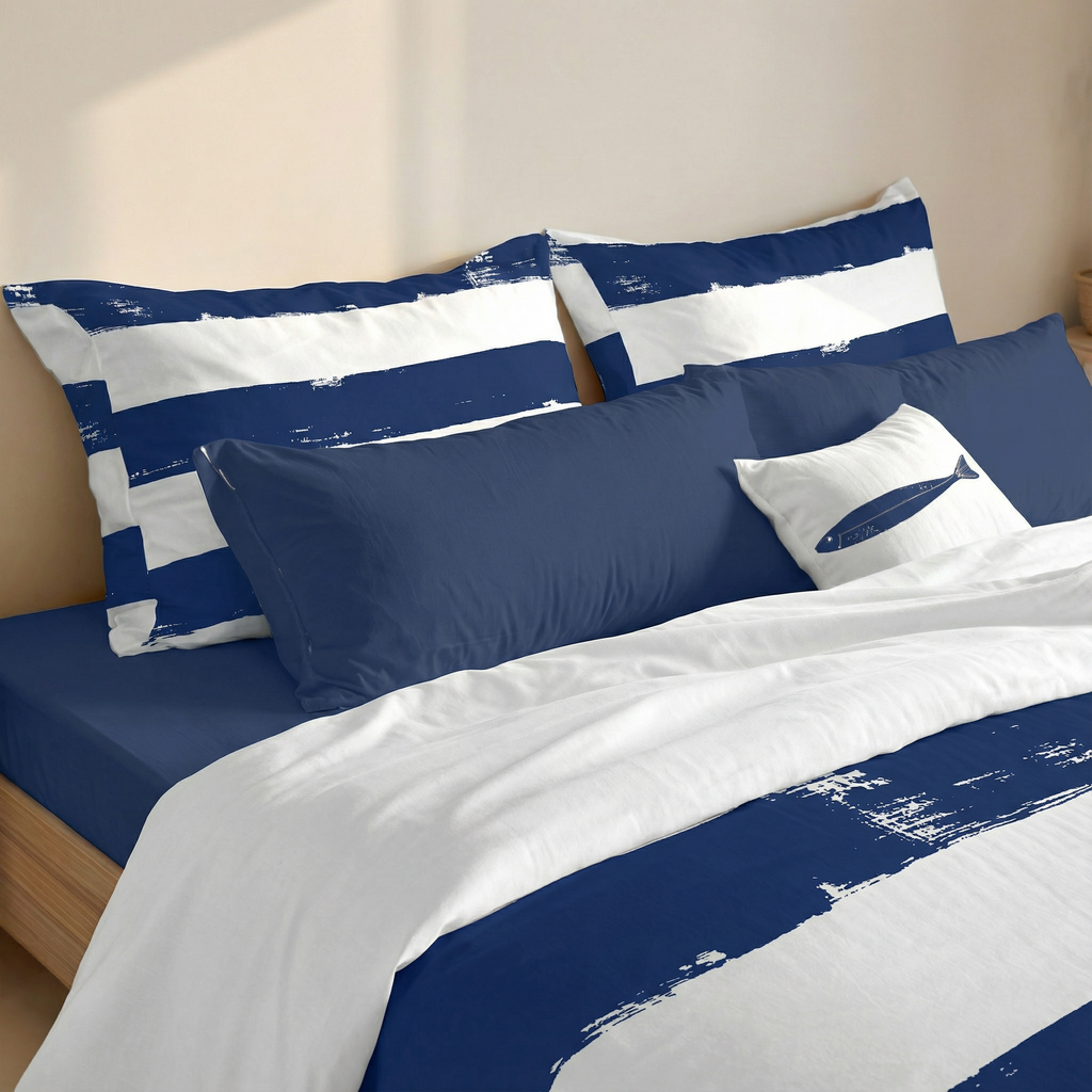 Housse de couette Cambrils en percale 200 fils