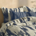 200 thread count percale duvet cover, navy blue.