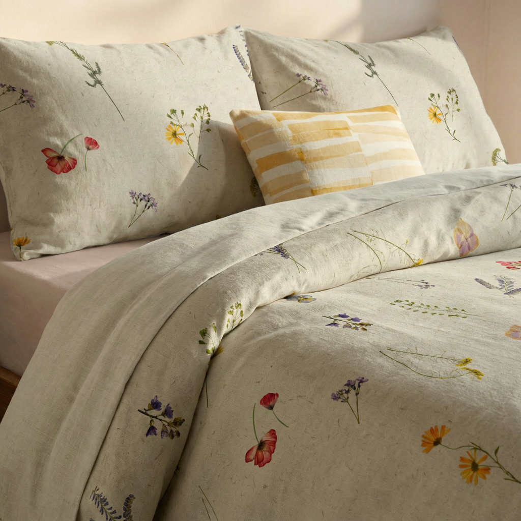 Miravet 200 thread count percale duvet cover